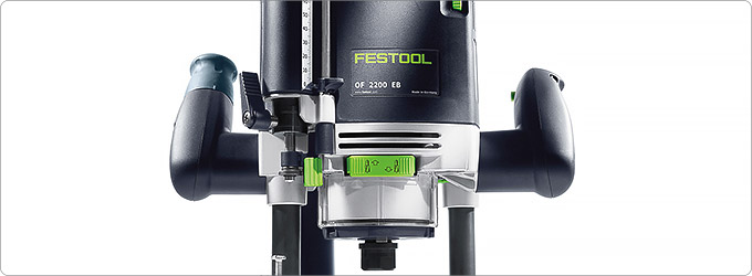 Ручной вертикальный фрезер Festool OF 2200 EB с угольными щетками 495042