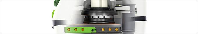 Схема расположения двигателя в пылесосах Festool Mini и Festool Midi