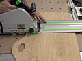 Деревянная корзинка для дров. Разрезаем заготовку погружной пилой Festool TS 55 EBQ&