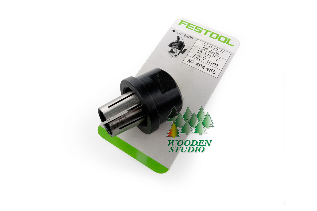 Зажимная цанга Festool SZ-D 12,7mm (1/2") для вертикальных фрезеров OF ...