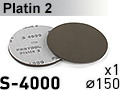 Шлифовальный абразивный круг PLATIN-2 D150 S4000 - 1шт