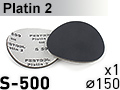Шлифовальный абразивный круг PLATIN-2 D150 S500 - 1шт