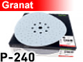 Шліфувальні круги Granat STF D225/128 P240 - упаковка 25 шт