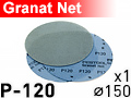 Шлифовальный круг на сетке D150 GRANAT NET P120 - 1шт