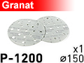 Шлифовальный круг на пленке GRANAT D150 P1200 - 1шт